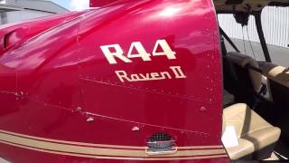 Robinson R44 Raven Pre Flight [upl. by Cyler]