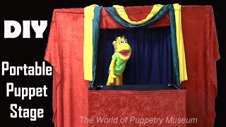 How To Build a Portable Puppet Stage [upl. by Attenyw]