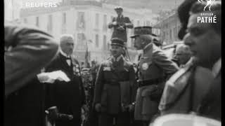 MOROCCO General Lyautey returns to Casablanca 1921 [upl. by Dever]