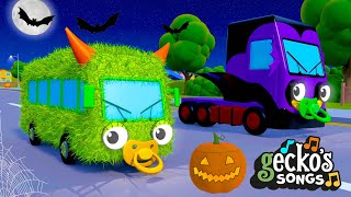 The Halloween Song with Baby Truck  Nursery Rhymes amp Kids Halloween Songs  Geckos Garage [upl. by Imeka]