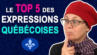 TOP 5 QUEBEC FRENCH EXPRESSIONS EXPLAINED  Québécois 101 [upl. by Lorenzana]