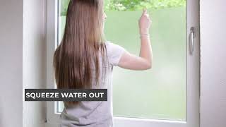 HOW TO apply static cling window film by dcfix [upl. by Luehrmann]