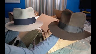 unboxing adVintage Hats  handcrafted premium fedoras Indiana Jones style [upl. by Ycram]