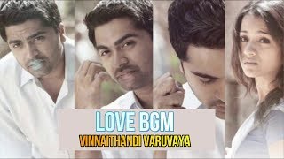 Title BGM Mannipaaya  Vinnaithaandi Varuvaayaa  A R Rahman  Love BGM♥ [upl. by Christianity637]