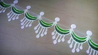 Easy Border Rangoli design [upl. by Huberman]