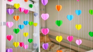 Easy Paper Birthday Decoration Idea • Handmade Birthday Decoration At Home • DIY Birthday Decoration [upl. by Irmgard274]