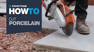 How To Cut  Porcelain Paving [upl. by Hurwitz501]