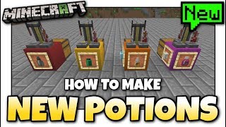 Minecraft  HOW TO MAKE NEW POTIONS  Tutorial  Chemestry  MCPE  Xbox  Bedrock [upl. by Asilram]