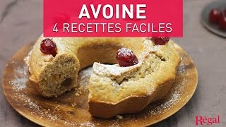 Flocons davoine  4 recettes faciles  regalfr [upl. by Eilraep86]