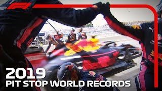 World Record F1 Pit Stops  Red Bull Racing Register The Fastest Pit Stop Three Times [upl. by Drusilla]