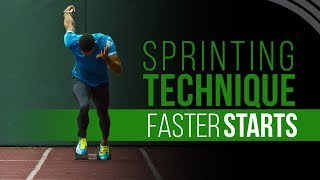 Sprinting Technique  Faster Starts  Acceleration amp Reaction Time [upl. by Ajnotal]