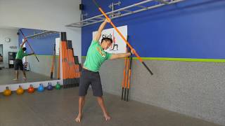 Stick Mobility  10 Min Full Body Workout  1 Long [upl. by Acire]