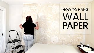 How to Hang Wallpaper with Paste [upl. by Sebastien]