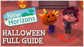 Animal Crossing New Horizons  Halloween FULL GUIDE Tips amp Tricks New Items amp More [upl. by Lamak]