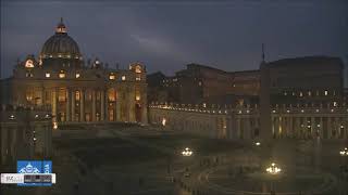 Live Webcam  Vatican City By Night  Italy [upl. by Leitnahs]