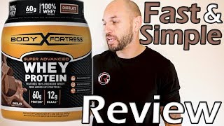 Body Fortress Advanced Whey Protein Supplement Review [upl. by Aynas]