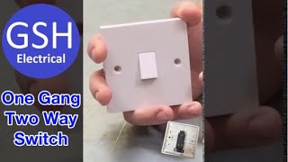 Identifying a One Gang Two Way Light Switch [upl. by Lancey]