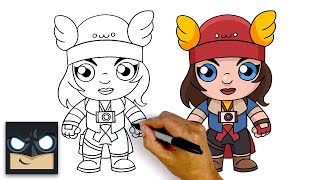 How To Draw Skye  Fortnite Chapter 2 Season 2 [upl. by Ecnahs]