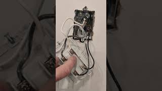 Floor heating thermostat wiring final connection explained [upl. by Regen]