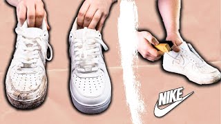 COMMENT NETTOYER SES CHAUSSURES 👟  FACILE RAPIDE ET SANS PRODUITS [upl. by Angell289]