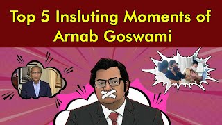 Top Insulting Moments of Arnab Goswami  Being Honest Godi Media [upl. by Anegal]