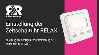 Zeitschaltuhr RELAX  Montage und Bedienungsanleitung  EUVersand ✓ [upl. by Otreblasiul]