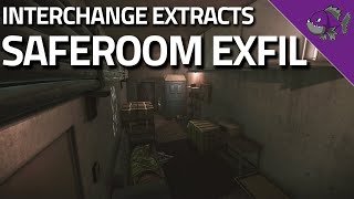 Saferoom Exfil  Interchange Extract Guide  Escape From Tarkov [upl. by Talanian]