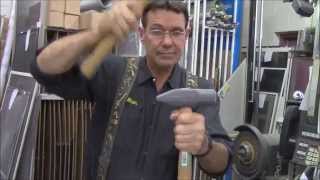 Easy To Repair Replace Wood Handle on Hammer Ax Sledge [upl. by Stoat]