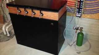 Building my Keezer Freezer Kegerator [upl. by Eednim223]