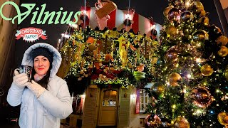 Vilnius Christmas Market 4K [upl. by Horvitz347]