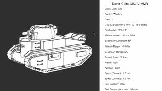 Warden Tank Overview Vehicle Guide  Foxhole outdated [upl. by Eimoan898]