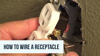 Wiring a Receptacle [upl. by Carlen]