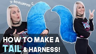 Cosplay Tail amp Harness Tutorial  Upright Foam Tail [upl. by Nossah]