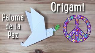 COMO HACER UNA PALOMA DE LA PAZ ORIGAMI [upl. by Klarika]