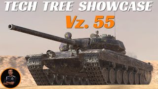 Vz 55 SHOWCASE  Worth getting  WoT Blitz [upl. by Hoffer602]