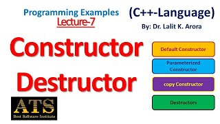 constructor and Destructors in C hindi [upl. by Lari578]