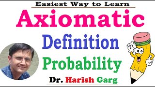 Axiomatic Definition of Probability  Examples [upl. by Ycak580]