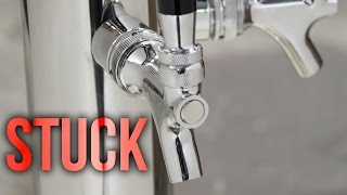 How to Unstick Sticky Beer Faucets  Cleaning Guide [upl. by Aneeb]