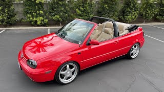 2001 VW Cabrio GLX  Quick Drive [upl. by Gardener]