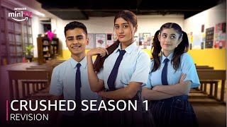 Crushed S1 Recap ✨ AadhyaAnand DiceMediaIndia  AmazonminiTV WatchFree [upl. by Kciredorb366]