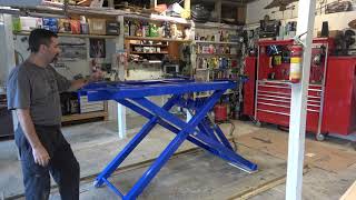 Harbor Freight Scissor Lift 1 Year Review Was it worth it [upl. by Edward]