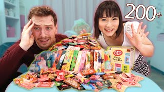 I Try EVERY Japanese Kit Kat Ft Shibuya Kaho [upl. by Anilam]