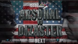 KOTD  Rap Battle  Dizaster vs Arsonal  WD4 [upl. by Naras101]