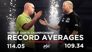 RECORDBREAKING AVERAGES Van Barneveld v Van Gerwen  2017 World Darts Championship [upl. by Lledo485]