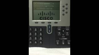 Factory Reset Cisco 7961 [upl. by Retsam]