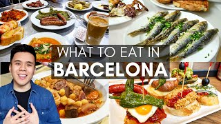 TOP 10 RESTAURANTS IN BARCELONA  Barcelona Food Guide [upl. by Clancy]