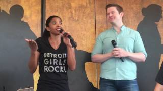 HAMILTON Ham4Ham quotCongratulationsquot with Renée Elise Goldsberry 83116 [upl. by Eidlog]