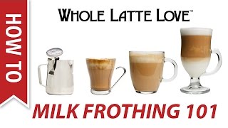 Milk Frothing for Beginners [upl. by Ambler473]