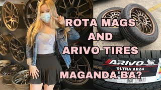 Rota Mags and Arivo Tires 20550R16 Review on Honda City [upl. by Rawden]