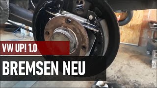 Der VW Up 10 bekommt neue Trommel Bremsen  Wir zeigen wie cars tutorial diy [upl. by Ama]